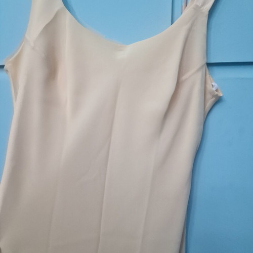 Sleeveless short dress with straps, vanilla color