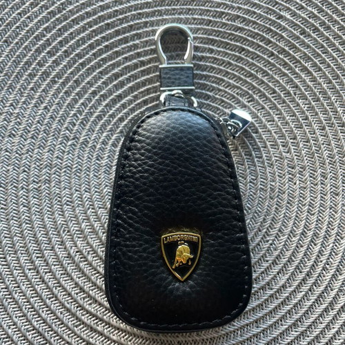 Lamborghini Leather Car Key Case new, premium natural leather