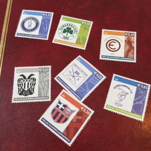 Sports clubs stamps 2005 set of 7 new