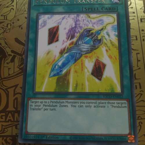 Pendulum Transfer Yu-Gi-Oh! card used, Normal Spell