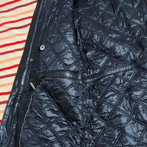 Hugo Boss Men's Leather Jacket black used, size XL