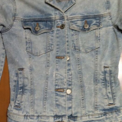 Bershka Denim Jacket 100% Cotton like new, blue, size XS