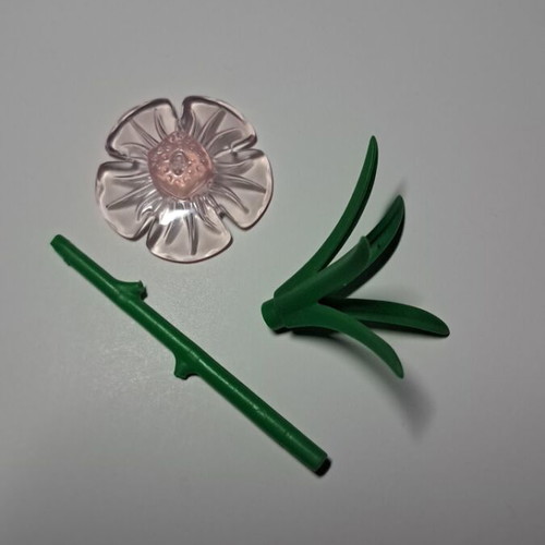 Playmobil large flower used, 6.5 cm