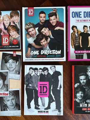 One Direction books like new, pack