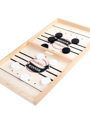 Board game with pucks, new