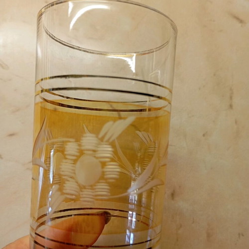 Vintage water glasses like new, set of 4