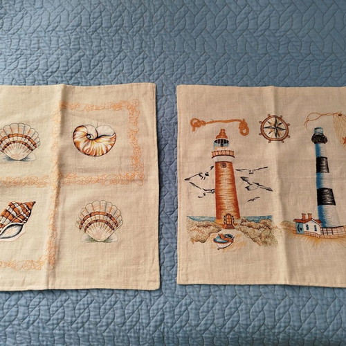 Summer pillowcases for sofa cushions like new