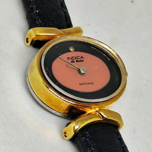 Indica Vintage Ladies Watch Swiss Tech new, gold plated