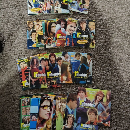 Rebelde Way Collection used with cards, stickers, magazines, DVDs