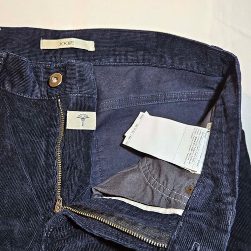 Joop! men's dark blue corduroy pants, size M