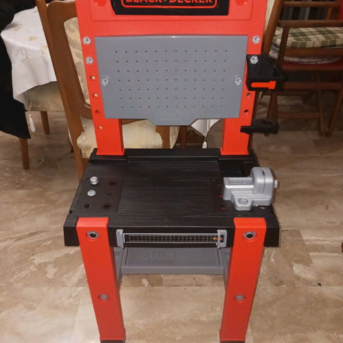 Black+Decker Smoby Tool Bench like new, plastic kids' toy