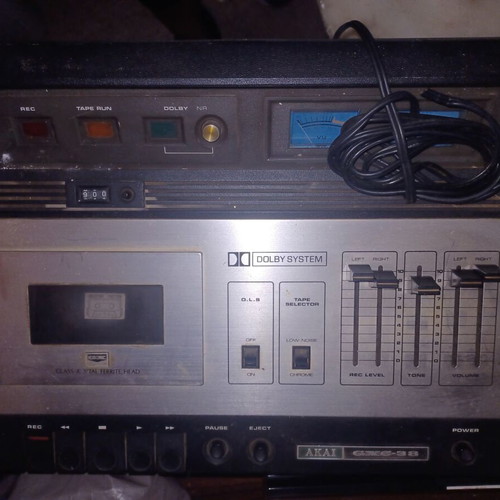 Akai GXC-38 cassette deck vintage, used, made in Japan