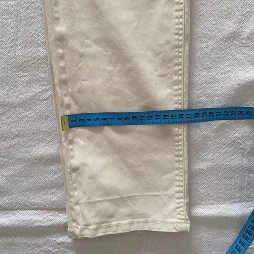 Massimo Dutti high-waisted pants like new, cream, size 38