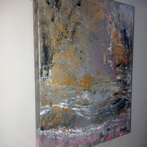 Painting Autumn Landscape new, original signed 30x40