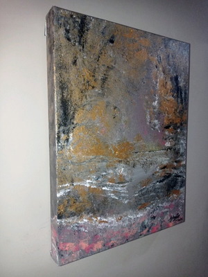 Painting Autumn Landscape new, original signed 30x40
