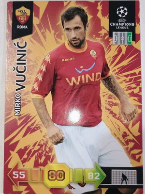 Mirko Vučinić AS Roma collectible card used