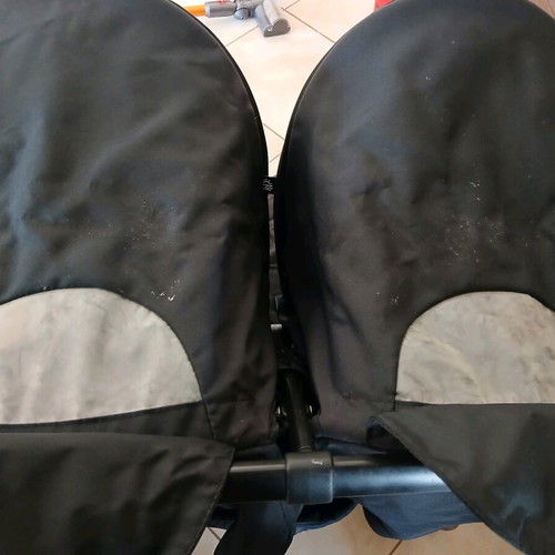 Joie double twin stroller used with defects and waterproof cover
