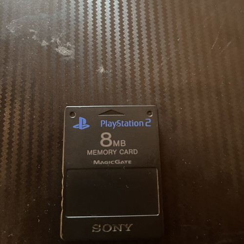 PlayStation 2 8 MB Sony memory card, genuine and authentic