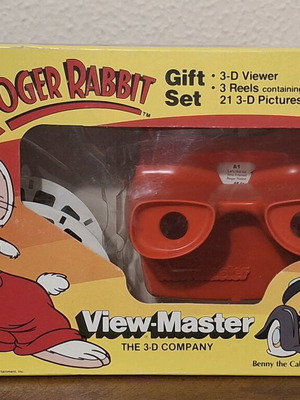 Disney Roger Rabbit View-Master collectible gift set 1988 new, sealed