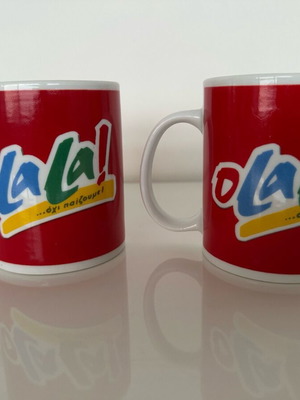 Porcelain mugs new, set of 2 pieces