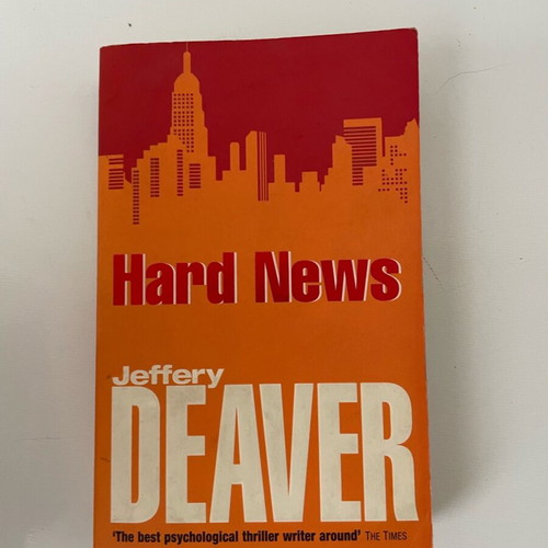 Hard News novel used, Jeffery Deaver, English