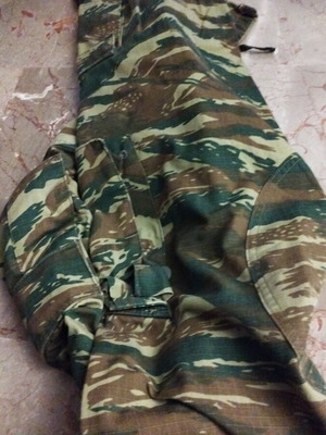 Medium camouflage pants like new with officer jockey No 60