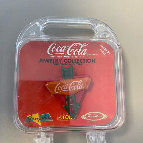 Collectible Coca Cola Jewelry Collection pin new, made in Italy