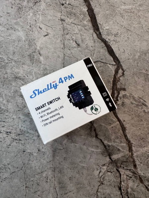 Shelly Pro 4PM ρελέ ράγας, 4 κανάλια