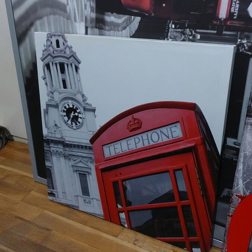 Set of 3 London frames used, Ikea