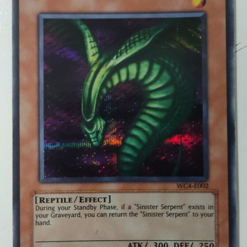 Sinister Serpent Ultra Rare WC4-E002 like new