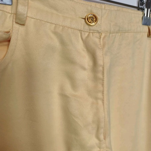 Women's spring pants used, yellow, size L