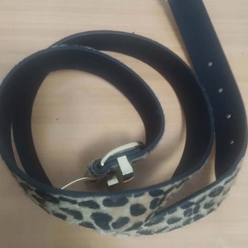 Women's leopard belt like new, brown and black