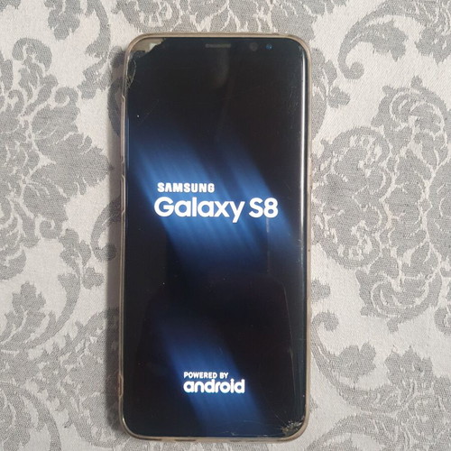 Samsung Galaxy S8 used phone for parts with broken screen