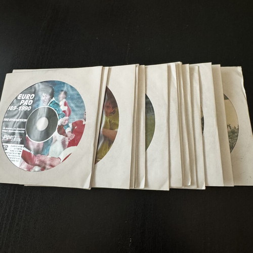 Panathinaikos European Cups History 32 DVDs like new
