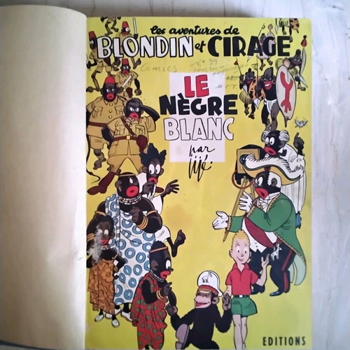 Volume of 7 French comics used, good condition, 1952+