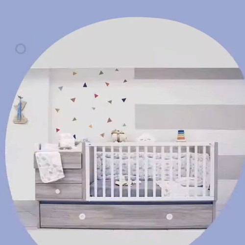 Multifunctional Baby Cot Like New Convertible to Teen Bed and Desk