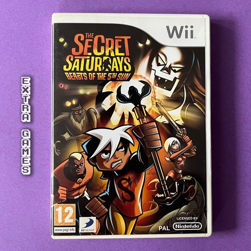 The Secret Saturdays: Beasts of the 5th Sun Nintendo Wii used game