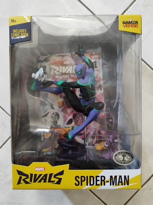 Spider-Man Rivals McFarlane Platinum Edition Marvel figure Gamerverse with comic book