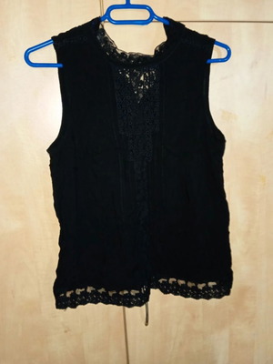 Women's sleeveless blouse Promod size L 40 black like new