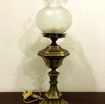 Vintage brass table lamp used