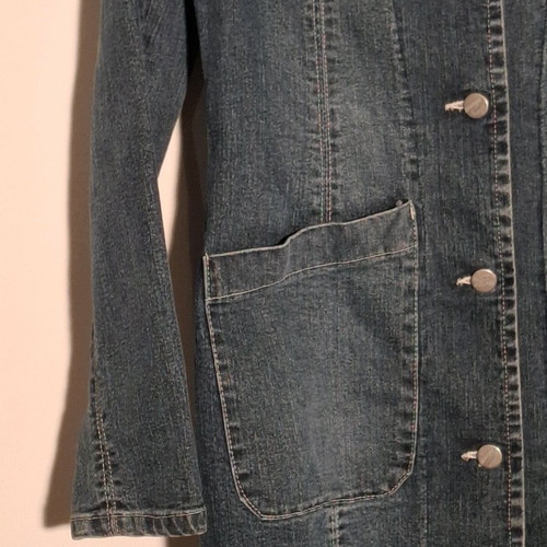 Newton blue long denim coat used like new