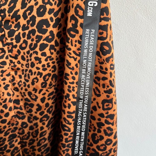 PrettyLittleThing leopard print dress, size XXXL