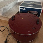 Akel Electrical Round Oven, burgundy, new with box