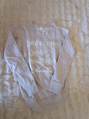 H&M maternity sweatshirt beige like new, size XS