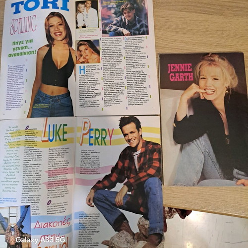 Katerina magazine pack of 8 used issues 1993-1995 Beverly Hills 90210