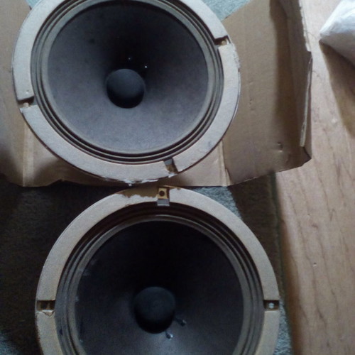 Woofers 8'' 100W RMS used, professional speakers, pack of 2