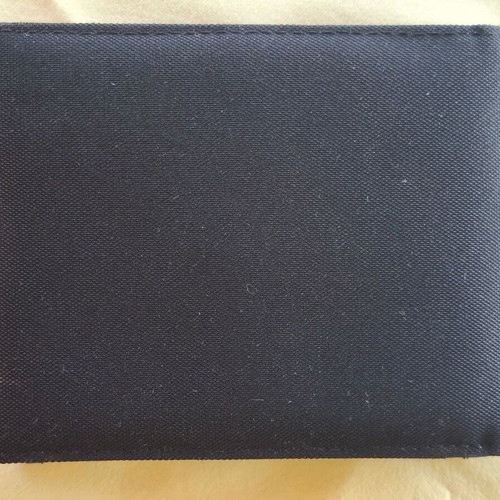 Gianfranco Ferre men's wallet, black, fabric and leather