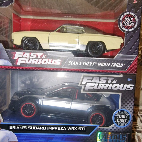 Fast & Furious 1/32 Diecast Toy Cars New, Set of 19