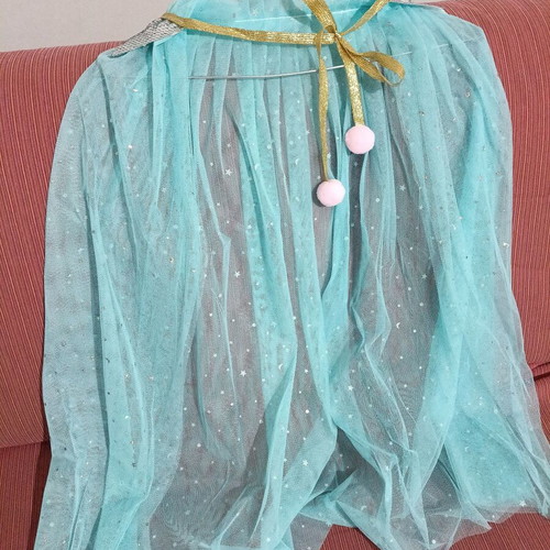Princess Elsa costume set new, cape with tulle and star accessories