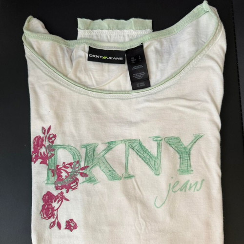 DKNY Jeans vintage long-sleeve blouse 90s like new, size Large